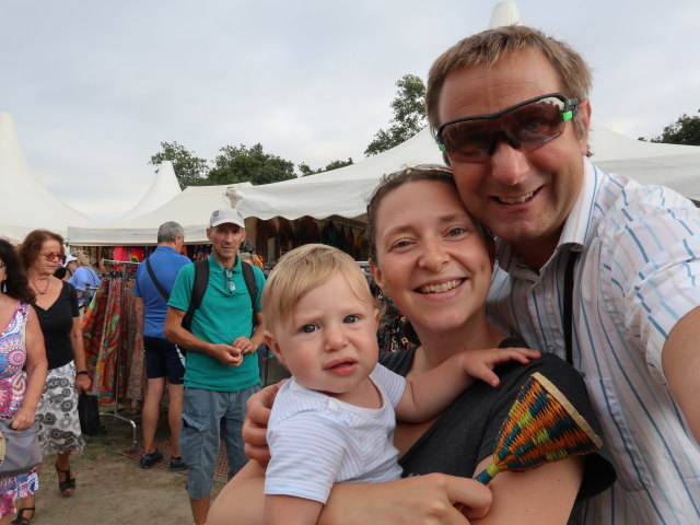 Nils, Sabine und ich auf der Donauinsel