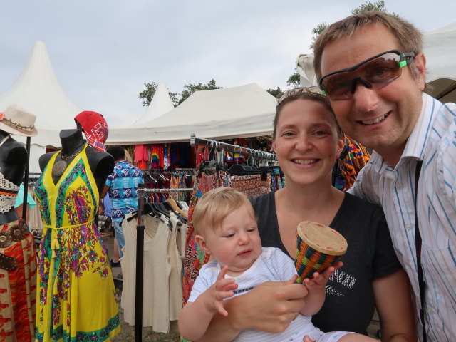 Nils, Sabine und ich auf der Donauinsel