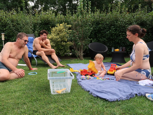 Heinz, Alexander, Nils und Sabine in Biedermannsdorf