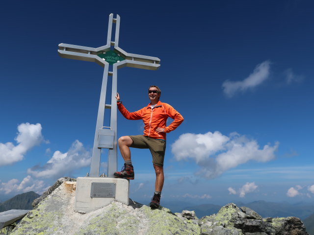 Ich am Hörndl, 2.852 m (23. Aug.)