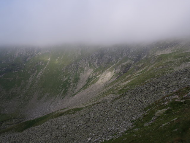 Weißeneggkar vom Venediger Höhenweg aus (24. Aug.)