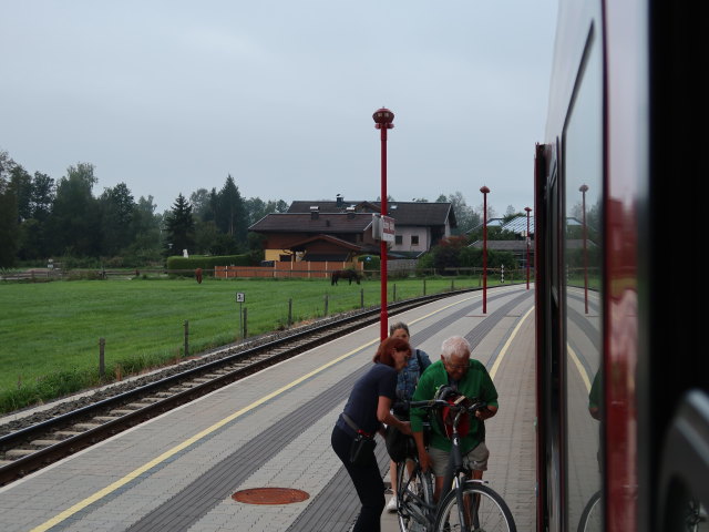 Bahnhof Bruckberg Golfplatz, 752 m (23. Aug.)