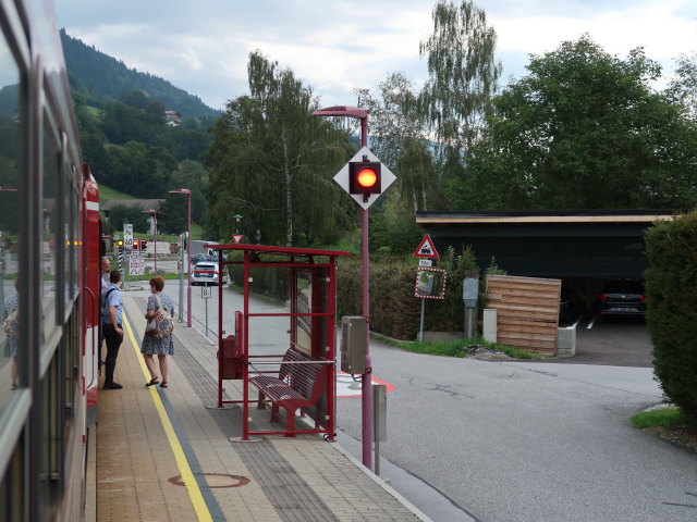 Bahnhof Piesendorf, 758 m (25. Aug.)