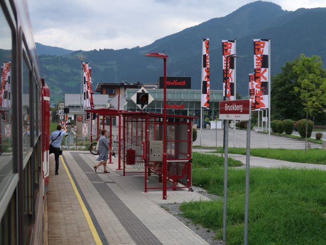 Haltestelle Bruckberg, 753 m (25. Aug.)