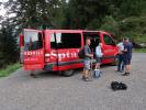 Stilluptal-Shuttle bei der Grüne-Wand-Hütte, 1.435 m (31. Aug.)