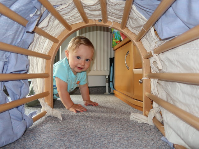 Nils in unserer Wohnung