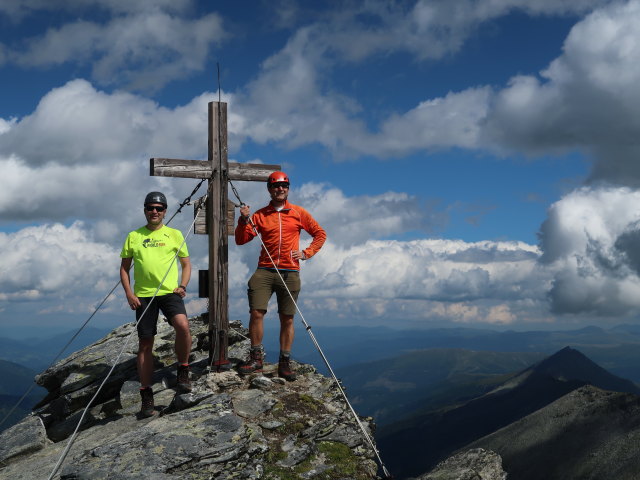 Ronald und ich am Silbereck, 2.810 m (10. Aug.)