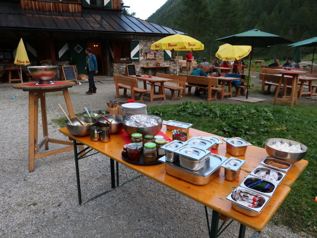 Rotgüldenseehütte, 1.739 m (10. Aug.)