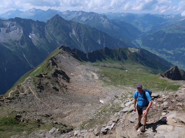 Frank zwischen Ahornspitze und Popbergschneid