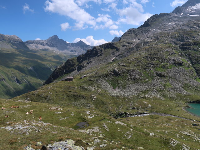 Neue Fürther Hütte vom Kratzenberg aus (24. Aug.)