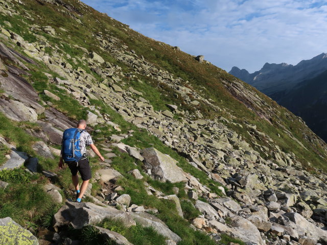 Frank zwischen Löfflerkar und Eisenklamm (1. Sep.)