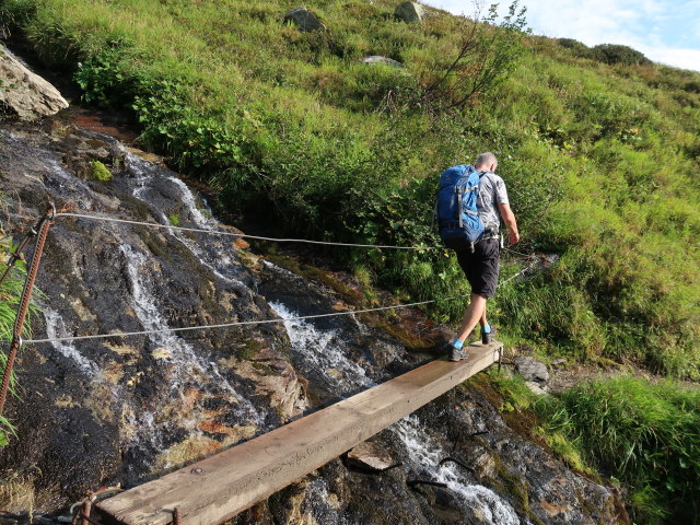 Frank in der Eisenklamm (1. Sep.)