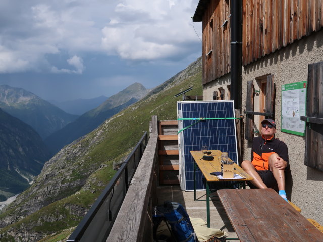 Frank bei der Greizer Hütte, 2.227 m (1. Sep.)