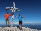 Ich und Frank am Großen Taderer, 2.465 m (7. Sep.)