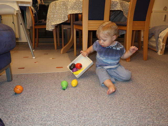 Nils in unserer Wohnung