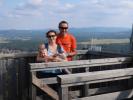 Nils, Sabine und ich auf der Gfiederwarte, 609 m