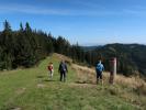 Melanie, Mario und Frank zwischen Zöberer Höhe und Schreinerkogel