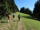 Melanie, Frank und Mario zwischen Wolfgrubensattel und Rosskogel