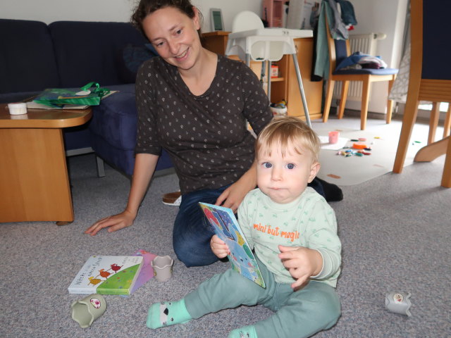 Sabine und Nils in unserer Wohnung (27. Sep.)