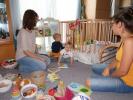 Hannelore, Lukas, Nils und Kathrin in unserer Wohnung (26. Sep.)