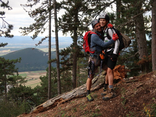 Matthias-Prinner-Klettersteig: Jörg und Christian