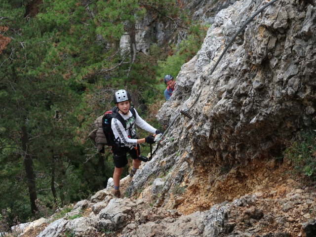 Matthias-Prinner-Klettersteig: Christian und Jörg