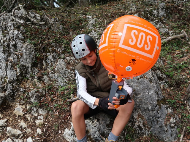 Christian beim Matthias-Prinner-Klettersteig