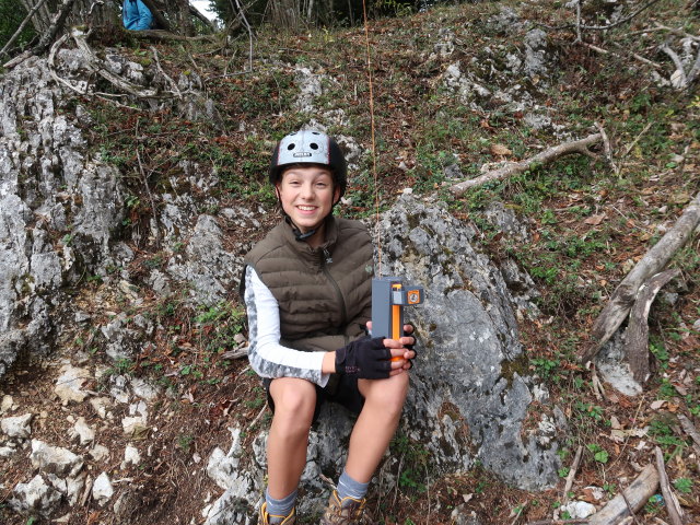 Christian beim Matthias-Prinner-Klettersteig