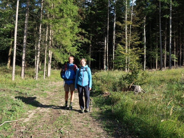 Jörg und Gabriele im Saugraben