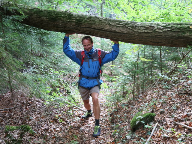 Jörg am Waldegger Steig in der Großen Klause