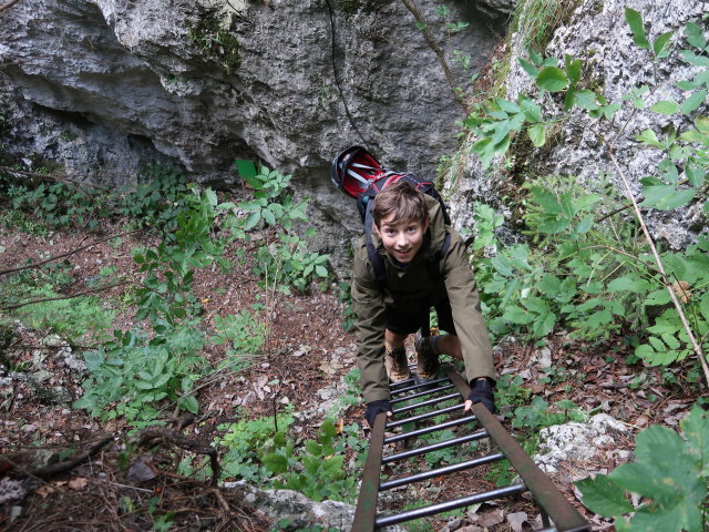 Christian am Waldegger Steig in der Großen Klause