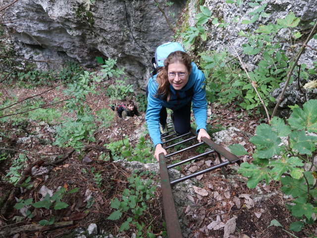 Christian und Gabriele am Waldegger Steig in der Großen Klause