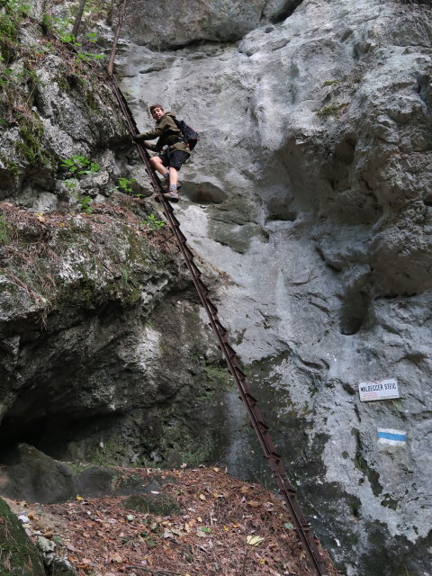 Christian am Waldegger Steig in der Großen Klause