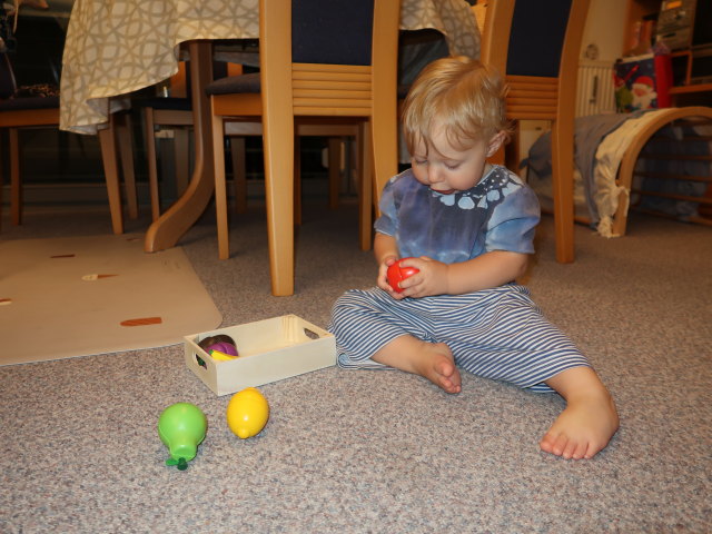 Nils in unserer Wohnung