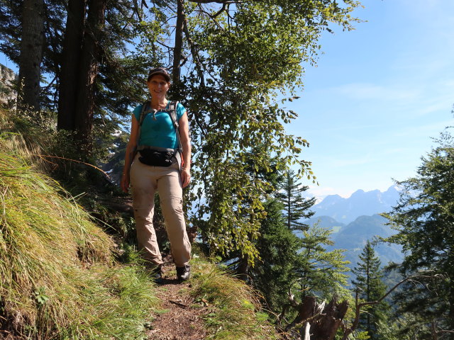 Melanie zwischen Wallingalm und Schwarzem Berg