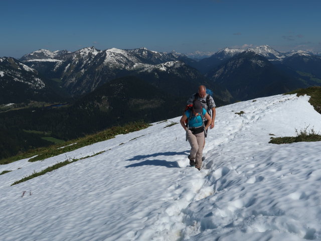 Melanie und Frank am Schwarzen Berg, 1.584 m