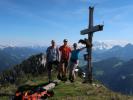 Frank, ich und Melanie am Schwarzen Berg, 1.584 m