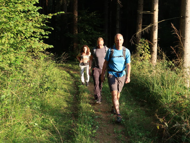 Melanie, Mario und Frank zwischen Fuschtgraben und Göritz