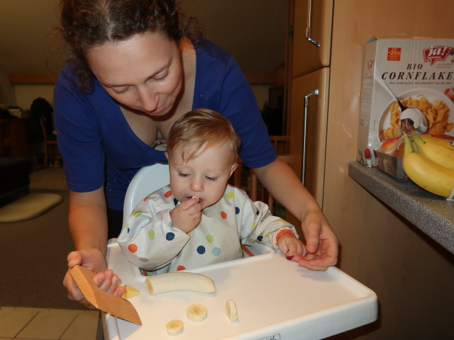 Sabine und Nils in unserer Wohnung