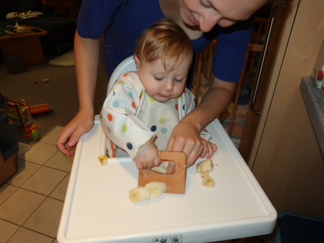 Nils und Sabine in unserer Wohnung