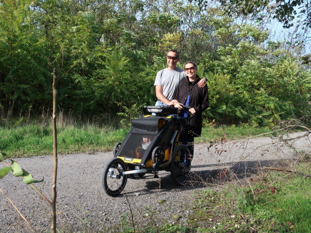 Nils, ich und Sabine in Breitenlee