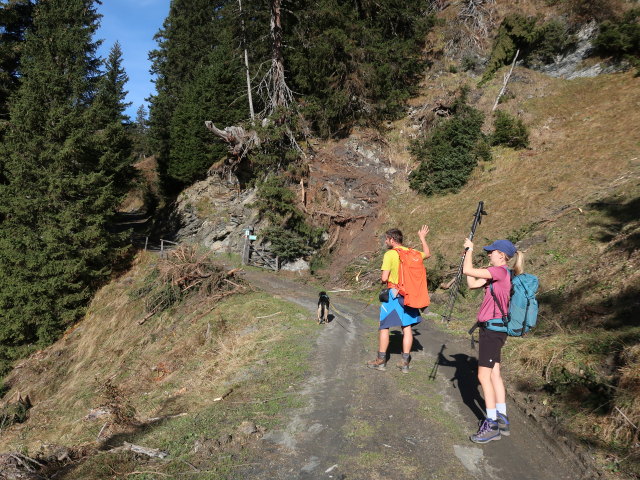 Georg und Sarah zwischen Astenalm und Präaualm