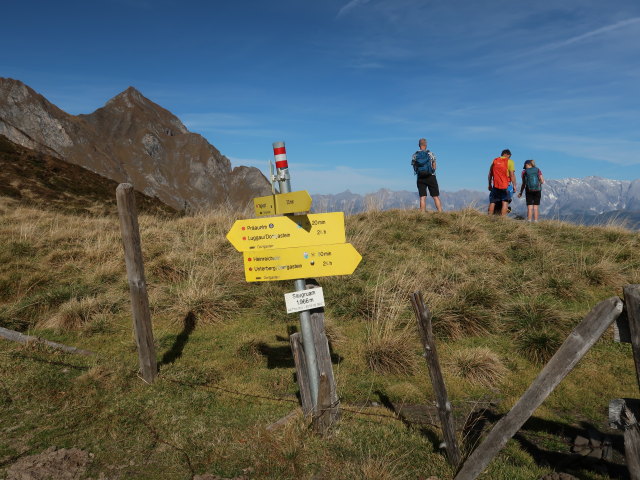 Frank, Georg und Sarah in der Saugruam, 1.966 m