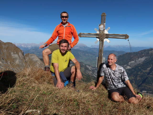 Ich, Georg und Frank am Kar-Katzenkopf, 2.155 m