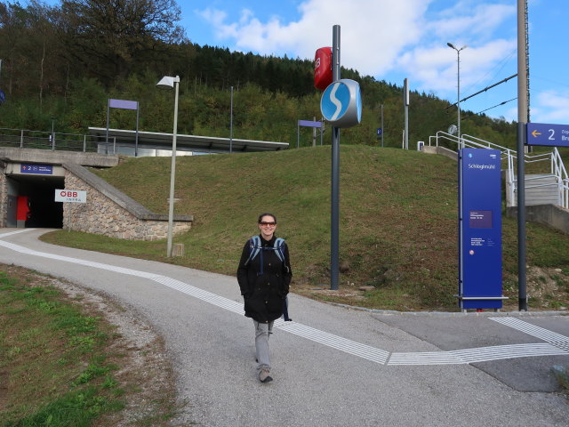 Sabine beim Bahnhof Schlöglmühl, 457 m