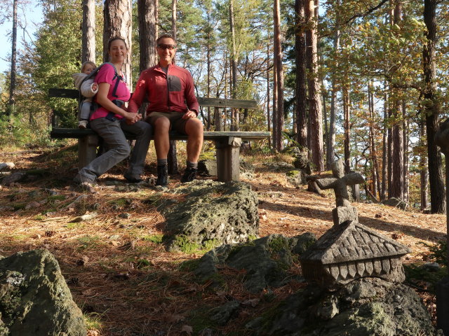 Nils, Sabine und ich am Silbersberg, 716 m