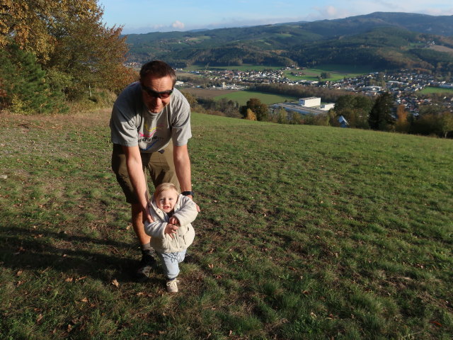 Ich und Nils zwischen Silbersberg und Jungberg