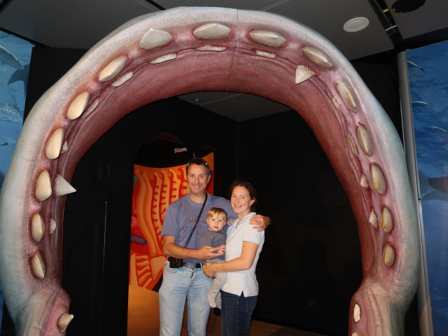 Ich, Nils und Sabine im Ingresso Blu im Acquario di Cattolica (3. Nov.)