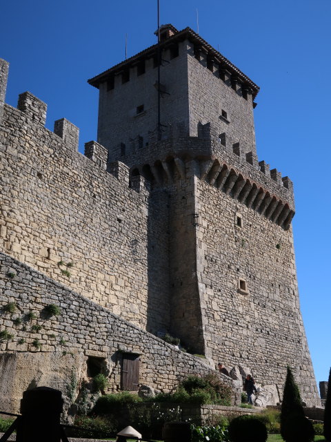 Prima Torre in der Città di San Marino (4. Nov.)