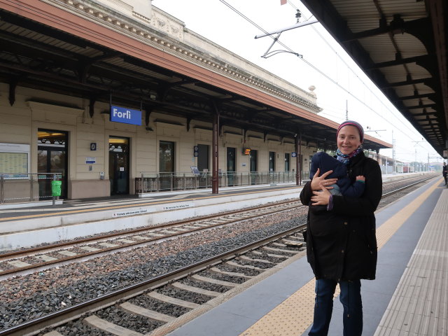 Nils und Sabine in der Stazione di Forlì, 31 m (5. Nov.)